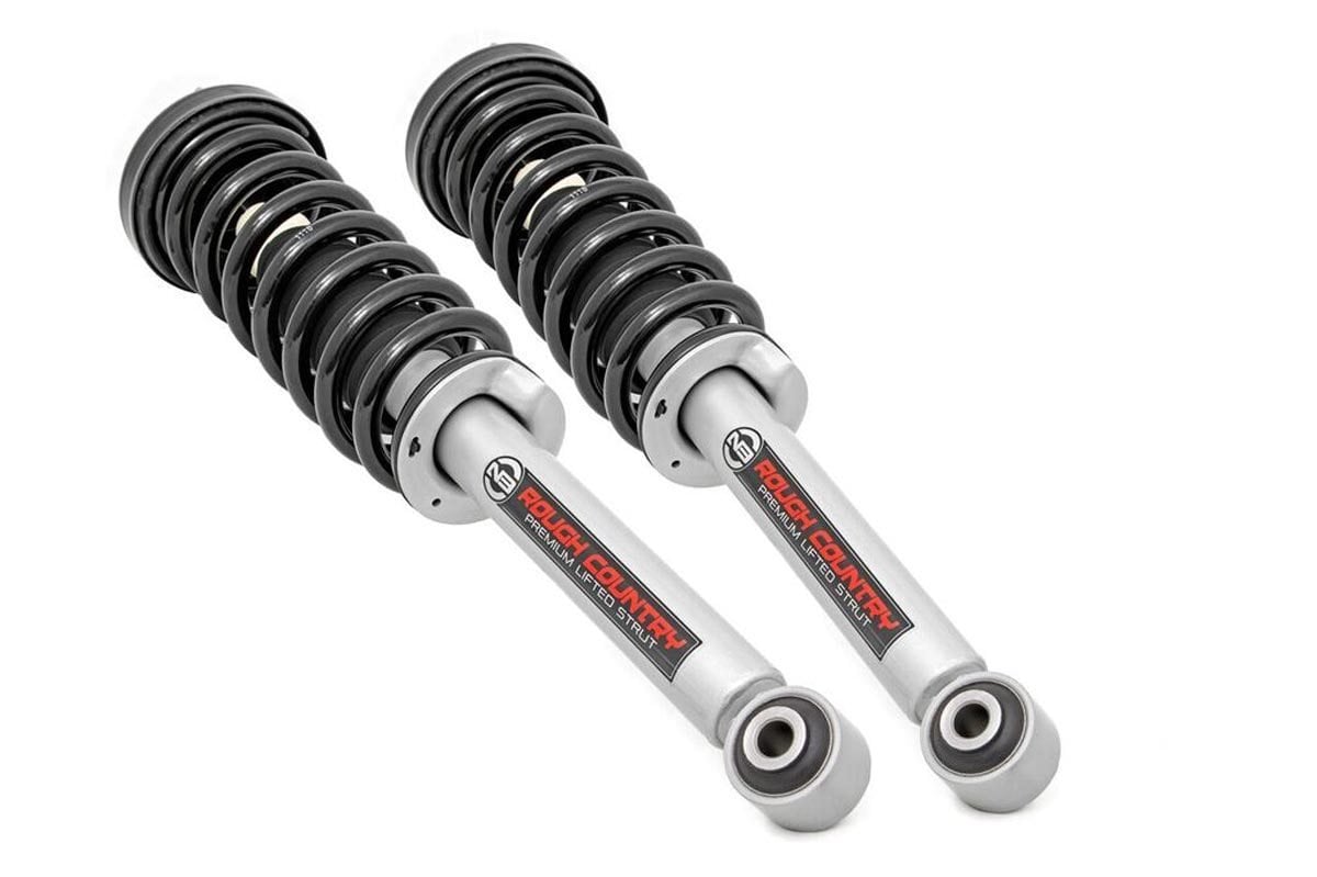 Rough Country Ford 4in Lifted N3 Struts 09-13 F-150 501054
