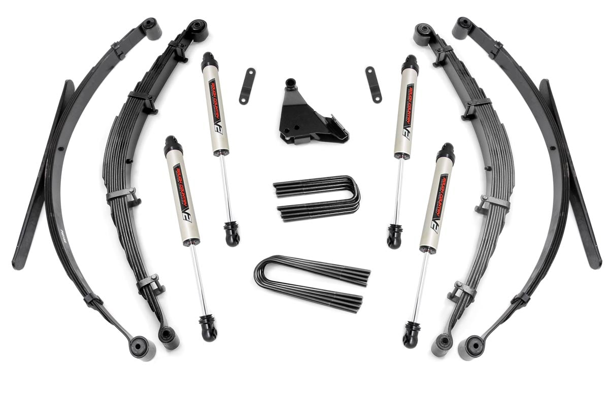 Rough Country 4in for Ford Suspension Lift Kit System w/V2 Shocks 50170