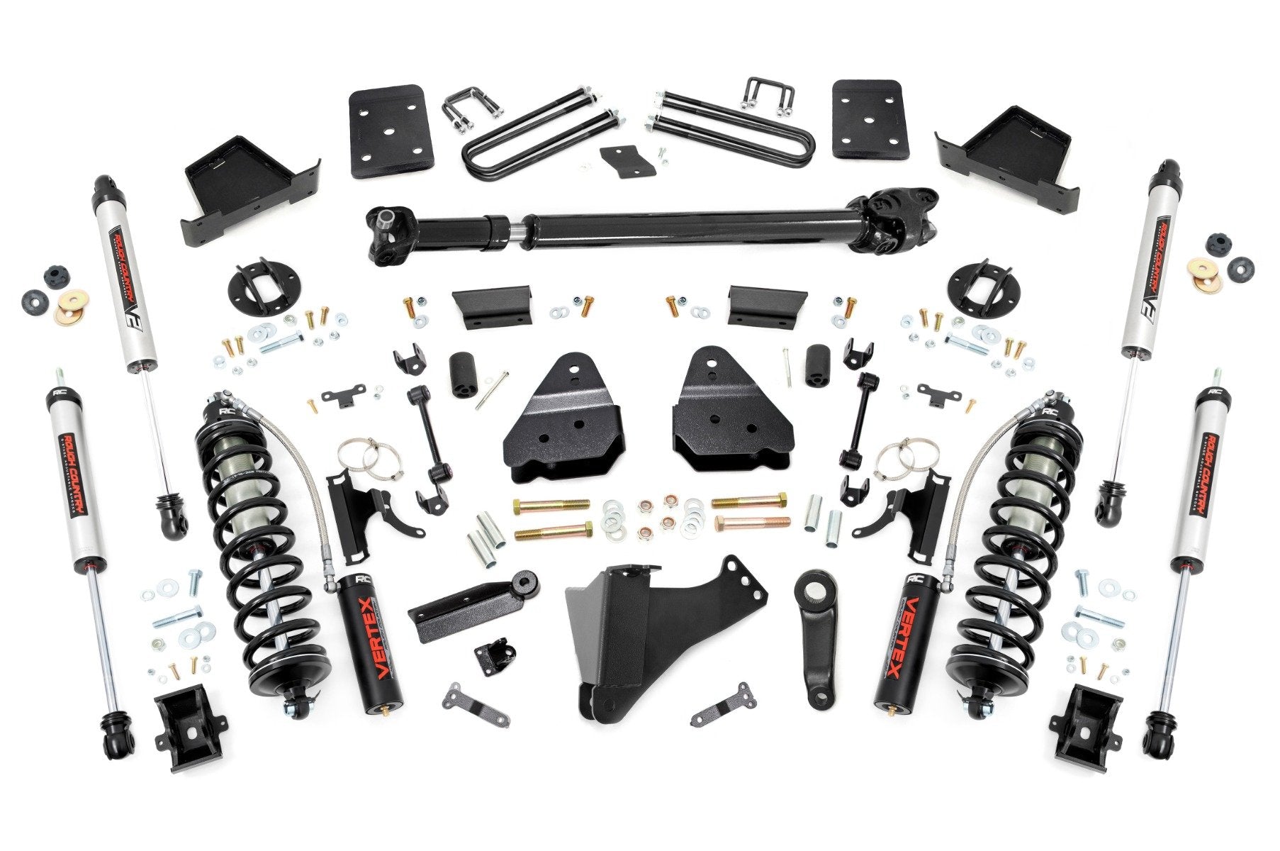 Rough Country 6" Lift Kit Diesel FR D/S C/O V2 For Ford SuperDuty 17-22 50458