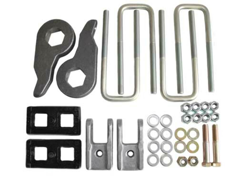 Chevrolet 1500 3" Lift Kit w/ 2" Lift Blocks 4WD 1999-2007 (6-lug) -1