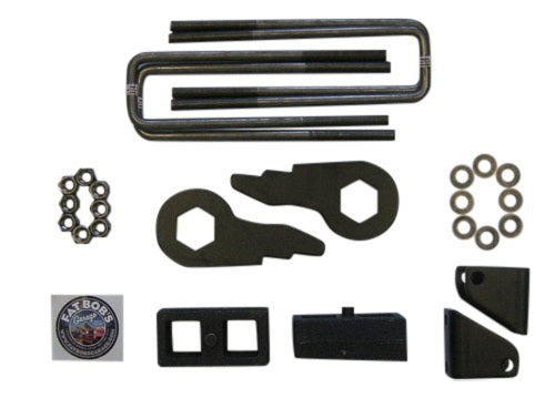 Chevrolet/GMC 1500/2500/3500 3" Lift Kit w/1" Lift Blocks 4WD/2WD 8Lug 2000-2010