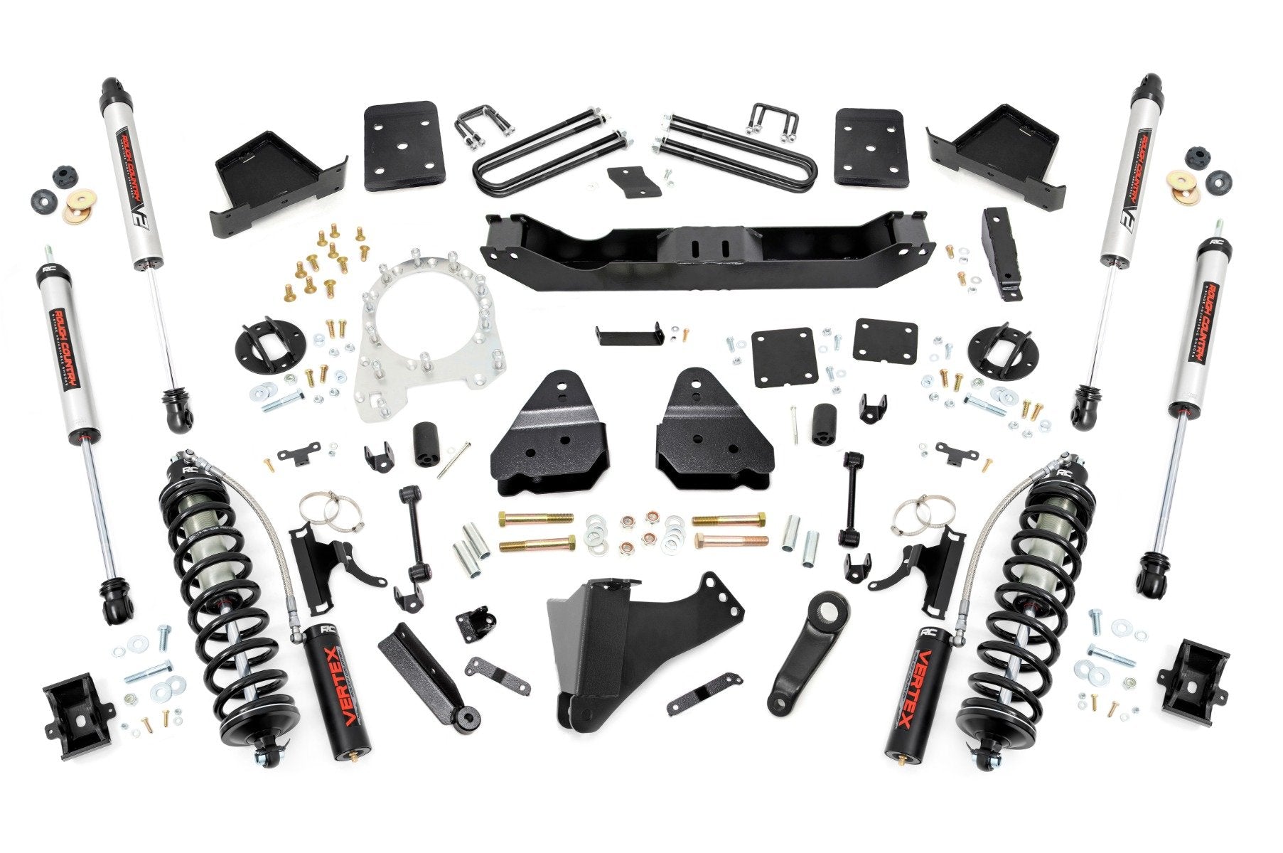 Rough Country 4.5" Lift Kit C/O V2 for Ford Super Duty 4wd 2017-2022 55056