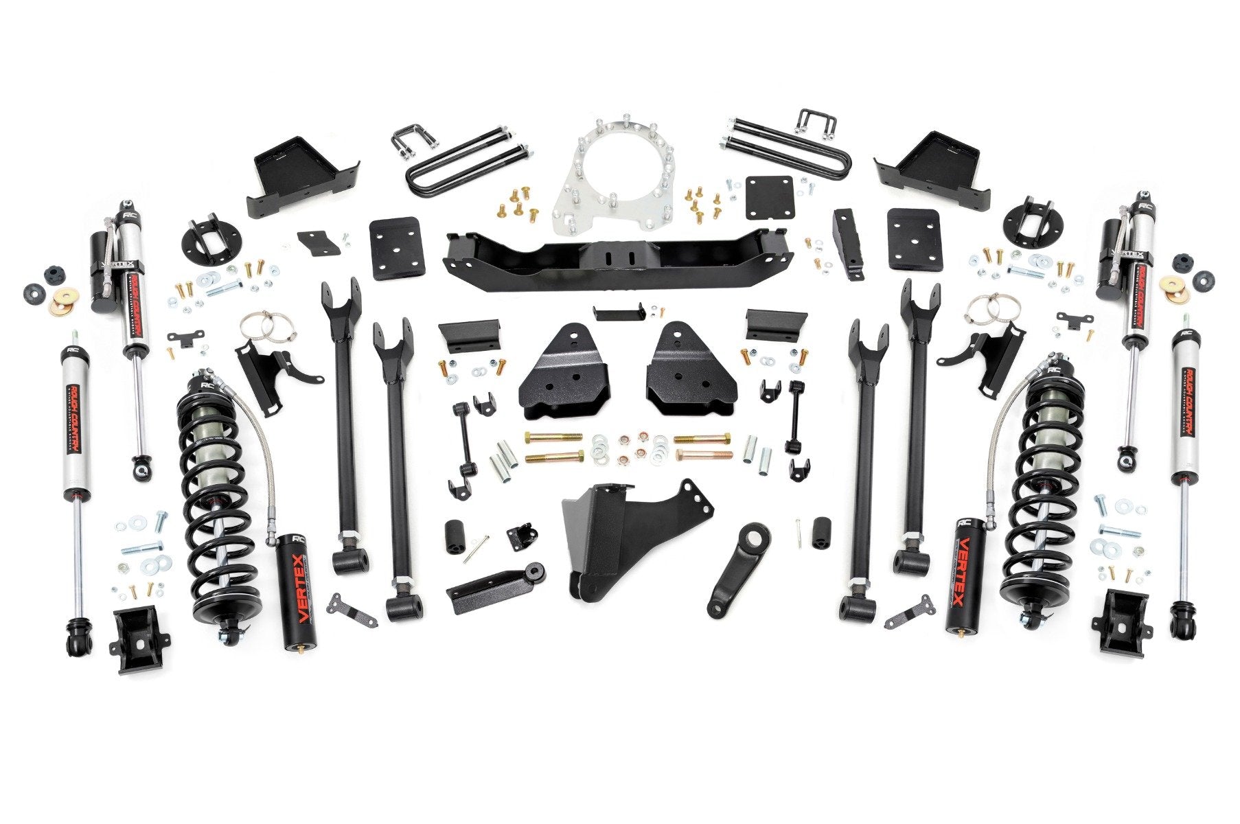 Rough Country 6" Lift Kit 4-Link No OVLD C/O Vertex For Ford SuperDuty 17-22 52657