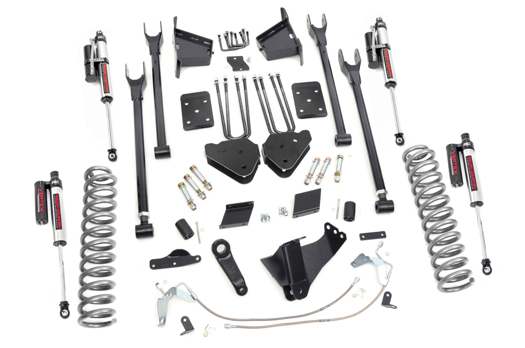 Rough Country 6" Lift Kit for Ford 4-Link Vertex 11-14 F-250 4wd No Overloads 53250