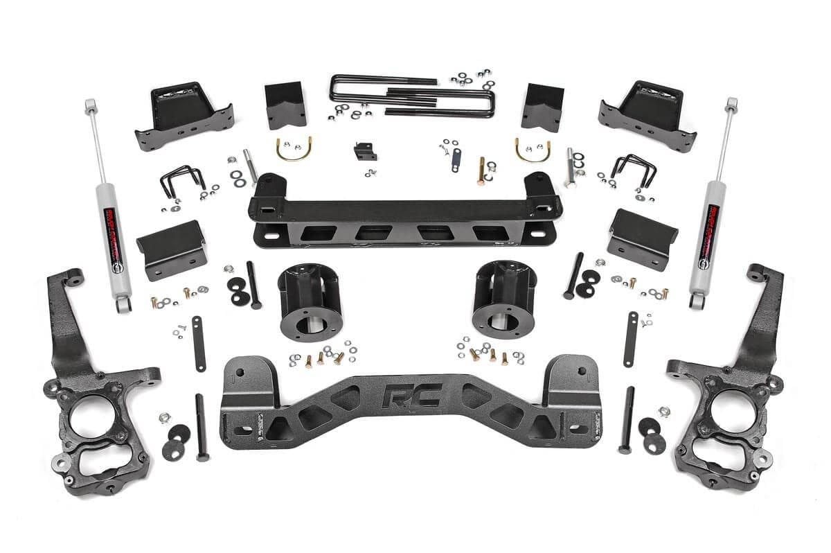 Rough Country 6in for Ford Suspension Lift Kit w/N3 Shocks 15-20 F-150 2WD 55330