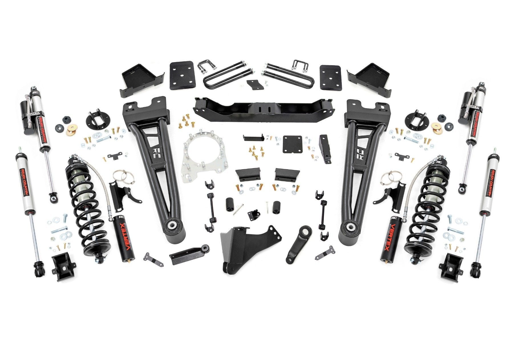 Rough Country 6" Lift Kit R/A No OVLD C/O Vertex For Ford SuperDuty 17-22 55659