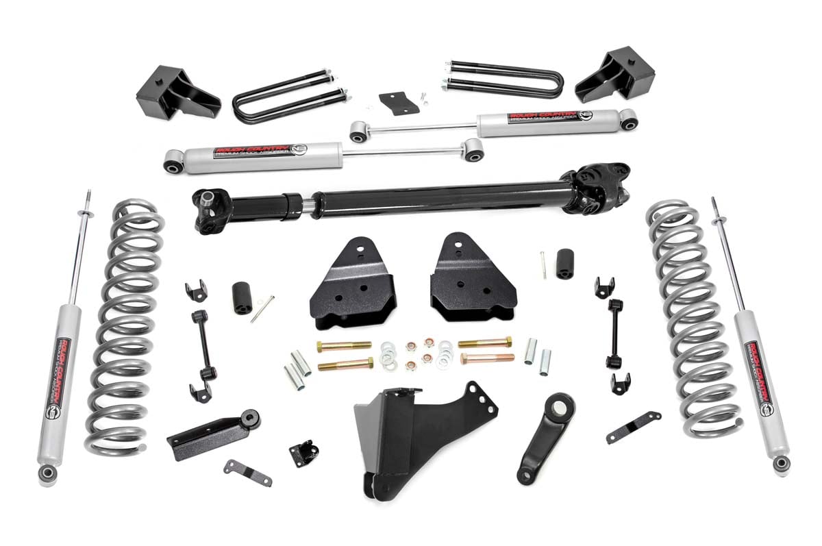 Rough Country 4.5" for Ford Lift N3 Shocks Driveshaft 17+ F350/450 Diesel Dually 55931