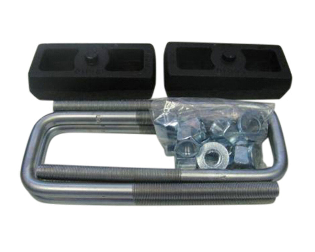 1" Rear Block & Ubolt Kit for 1987-2023 Toyota Trucks -1