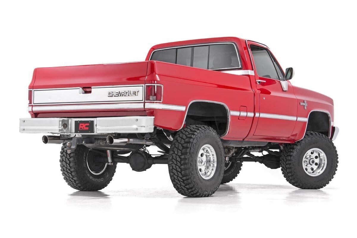 Rough Country Chevy GMC 1/2 Ton 4" Susp Lift Kit 77-87 52" Rear Springs 4WD -5
