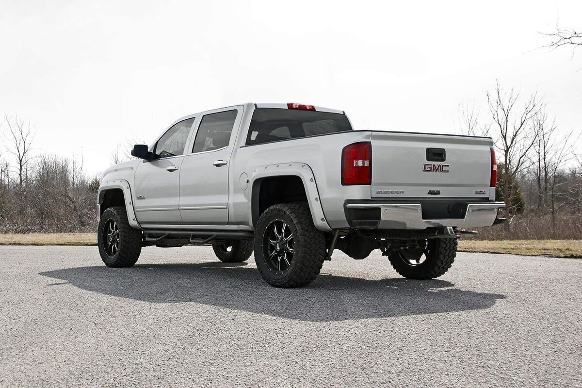 Rough Country Chevy GMC 1500 Pickup 5" Lift Kit w/ Struts 14-18 4WD Alum Arms -3