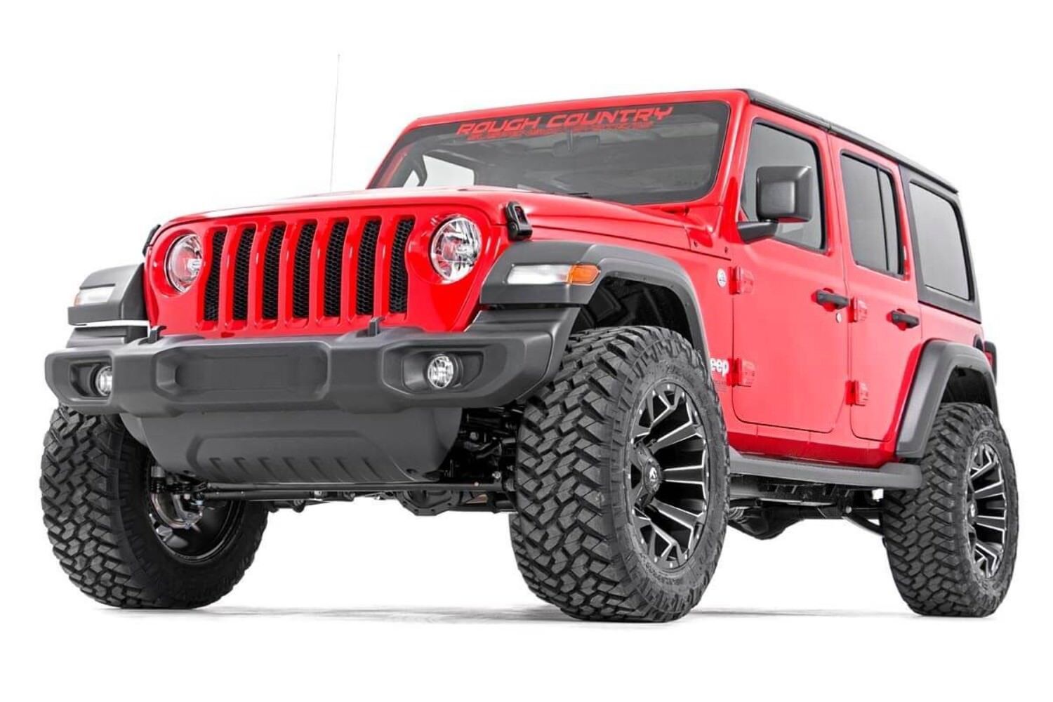Rough Country 2.5" Suspension Lift Kit w/Shocks for Wrangler JL/JLU 18-22 -2