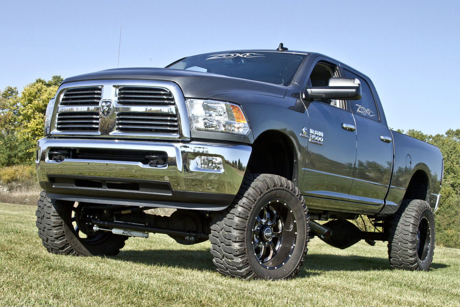 Zone Offroad for Ram 3500 6.5" Radius Arm Suspension System Lift Kit 13-18 DIESE