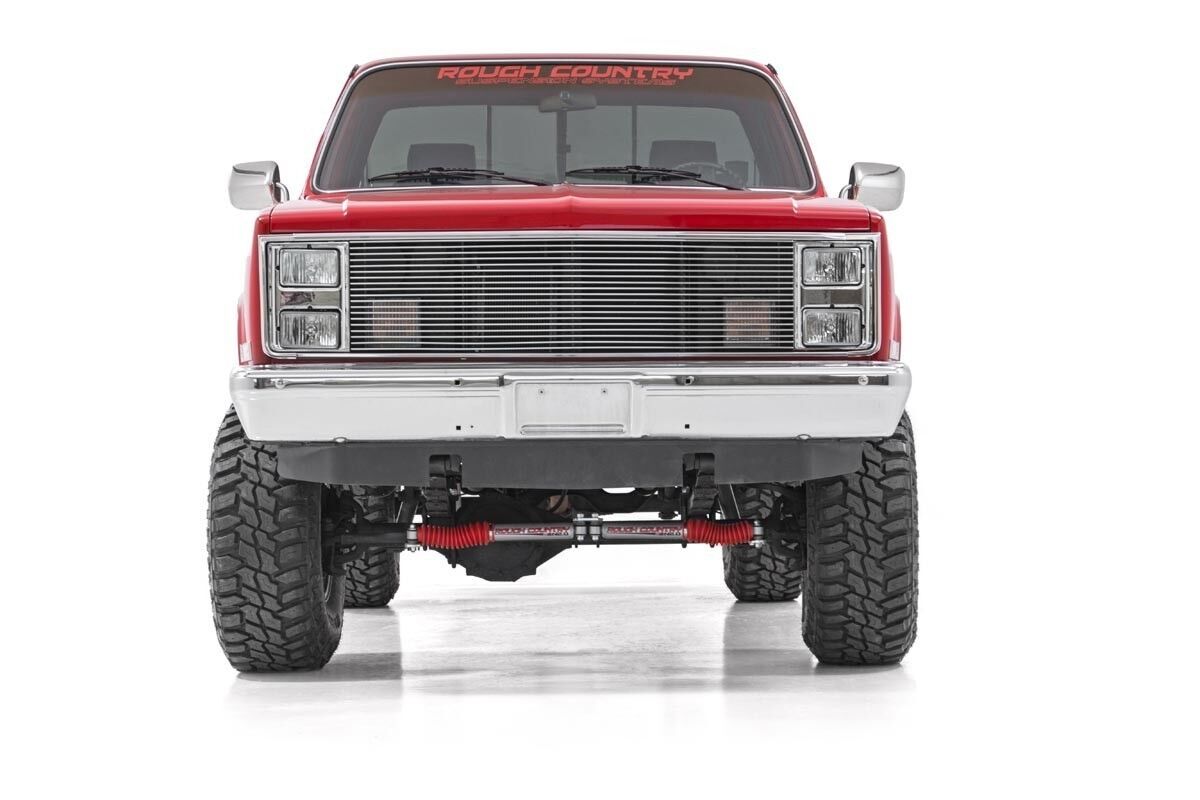 Rough Country Chevy GMC 1/2 Ton 4" Susp Lift Kit 77-87 52" Rear Springs 4WD -4