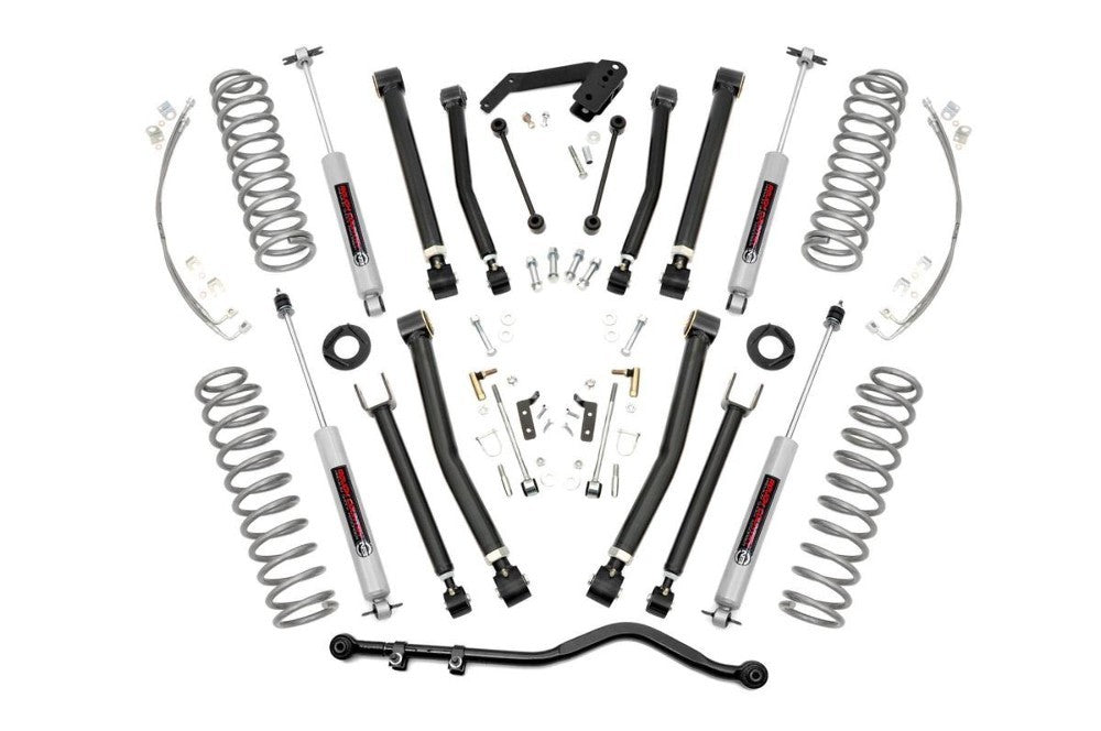 Rough Country 4" X-Series Lift Kit w/ Shocks for Jeep Wrangler JL/JKU 07-18 4dr