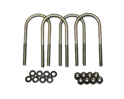 Chrysler 8.25 Axle U-Bolts fits Jeep Cherokee XJ 84-01 - 3 Inch Wide x 6.5 In Long -1