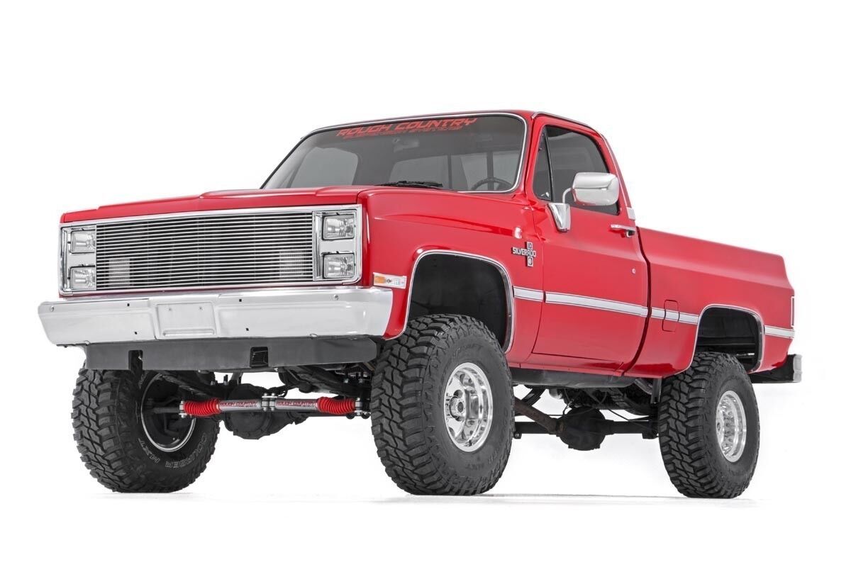 Rough Country Chevy GMC 1/2 Ton 4" Susp Lift Kit 77-87 52" Rear Springs 4WD -2