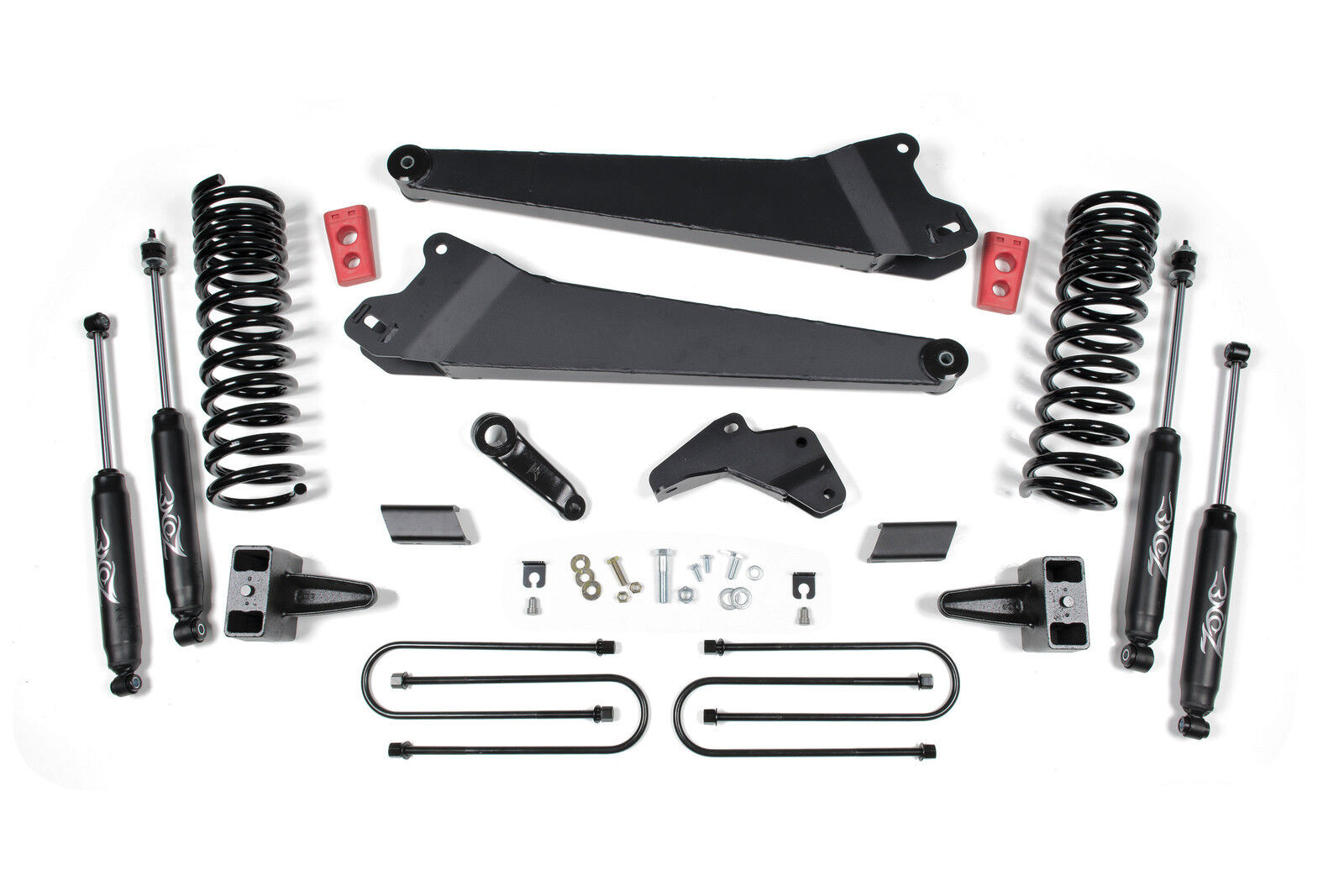 Zone Offroad for Ram 3500 6.5" Radius Arm Suspension System Lift Kit 13-18 DIESE