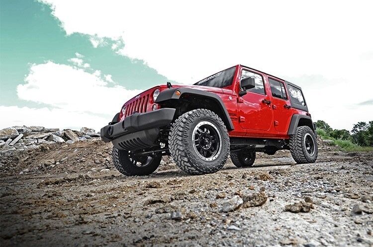 Rough Country 2.5" Budget Boost Lift Kit For Jeep Wrangler JK 2007-2018 -3