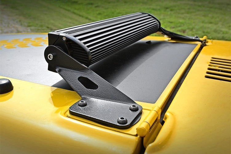 20" Light Bar Hood Mounts Wrangler TJ 97-06 (Mounts Only) 70210