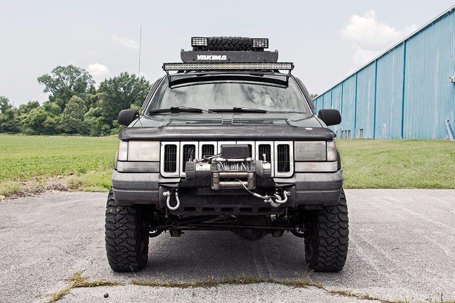 50" Curved LED Mount Jeep Grand Cherokee ZJ 93-98 (NO Light) -5