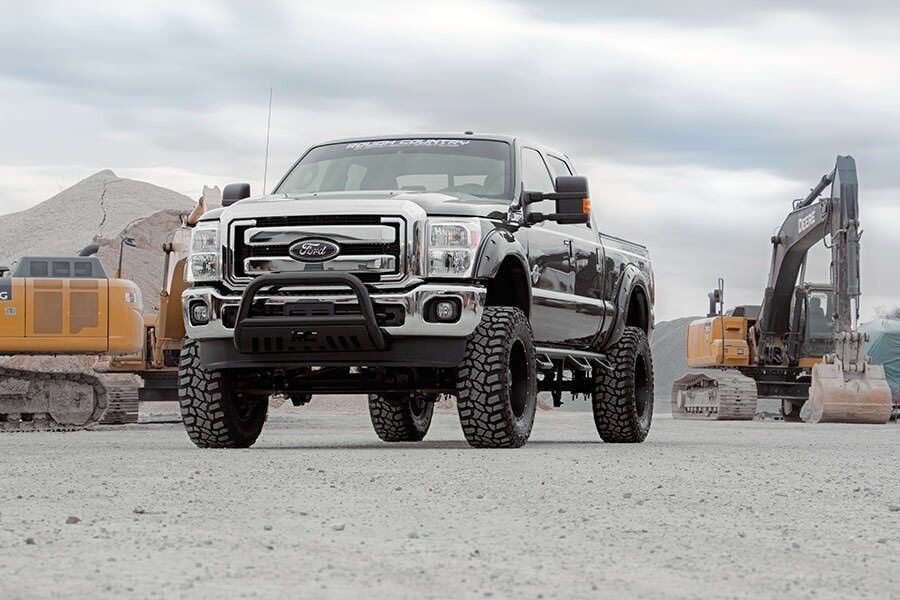 Rough Country 4d F250 Super Duty 6" Susp Lift Kit 15-16 Diesel W/ Overloads 4WD -4