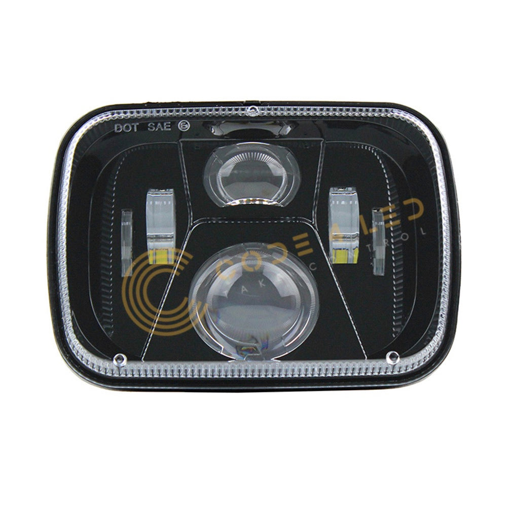 Code 4 LED Supply 5x7 Headlight with Halo (C4-57-HALO) -3