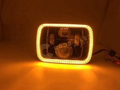 Code 4 LED Supply 5x7 Headlight with Halo (C4-57-HALO) -7