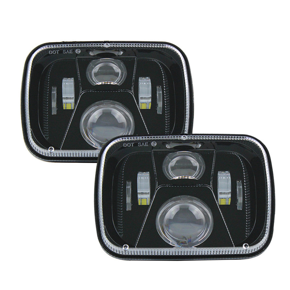 Code 4 LED Supply 5x7 Headlight with Halo (C4-57-HALO) -1
