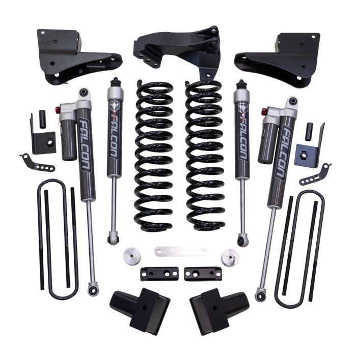 Readylift 4" COIL SPRING SUSPENSION SYSTEM WITH FALCON 2.1 SHOCKS - FORD SUPER DUTY DIESEL 4WD 2023-2026 F-350 And F-250
