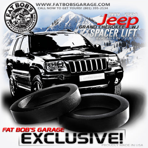 1" Front Lift Coil Spring Spacers for Jeep Grand Cherokee WJ 99-04