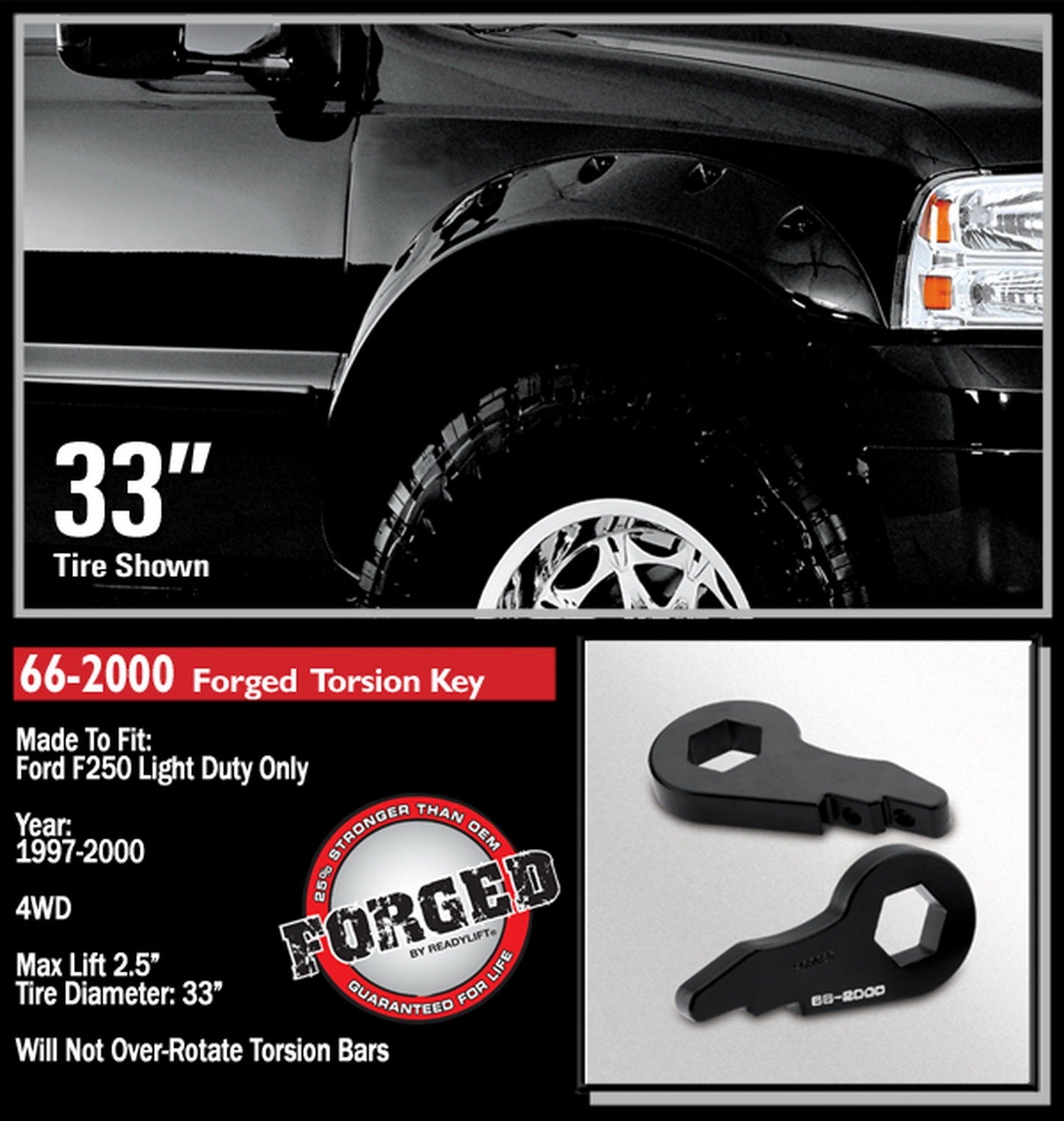 Readylift Suspension Lift Kit 1997-00 for Ford F150 2" Leveling Kit 66-2000 -3