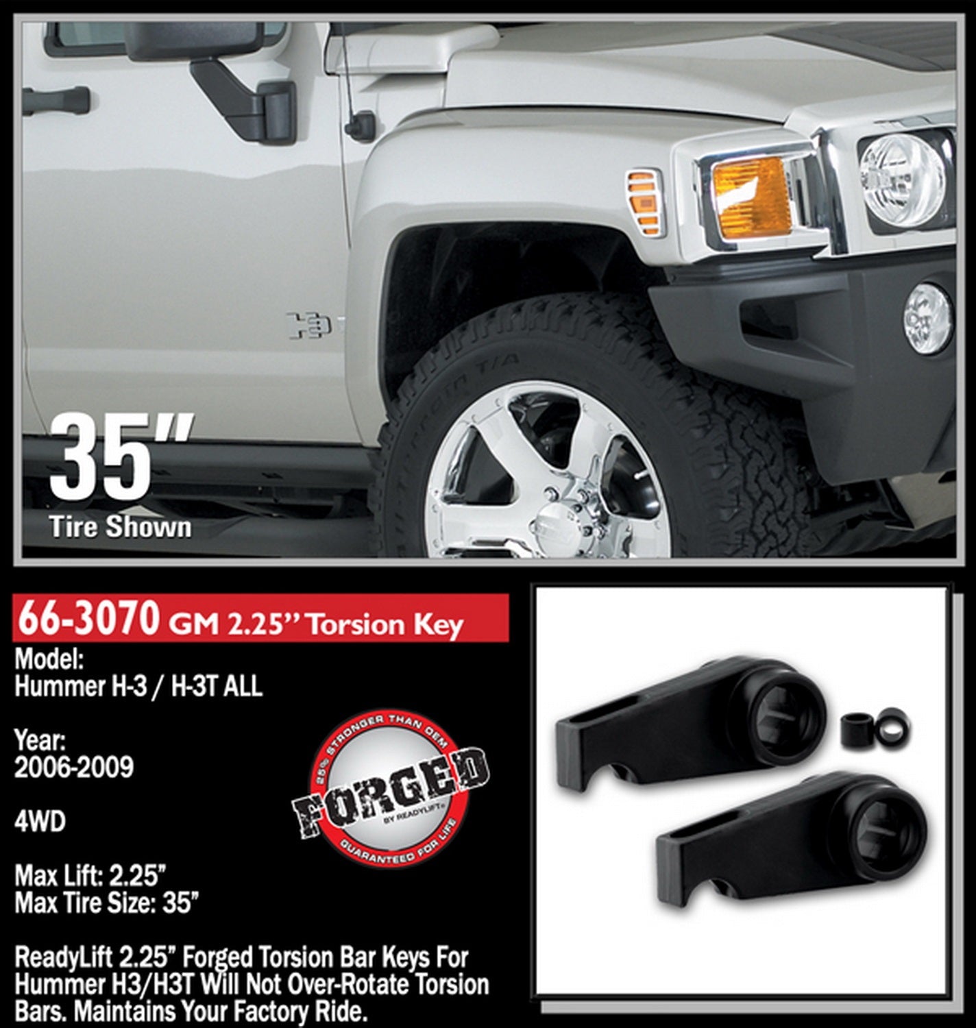 ReadyLift 2.25"Front Leveling Kit W Forged Torsion Key Colorado Canyon 2002-2012 -3