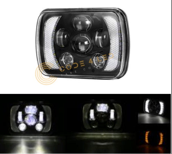 Code 4 LED Supply 5x7 Headlight (C4-6PRO-57) -2