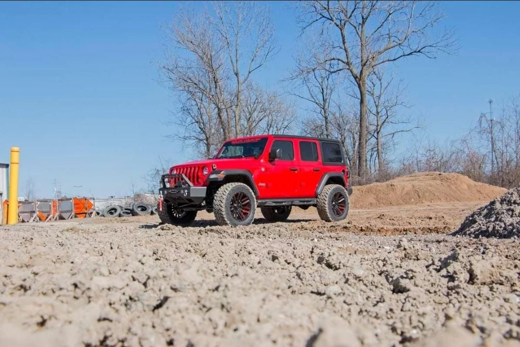 Rough Country for Jeep Wrangler JLU 3.5" Suspension Lift Driveshaft Bundle 18-21 -6