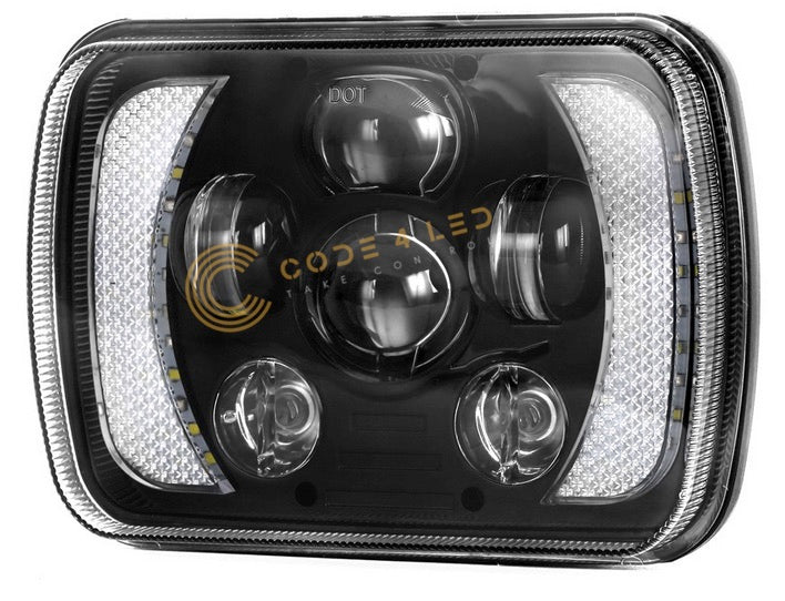 Code 4 LED Supply 5x7 Headlight (C4-6PRO-57) -6