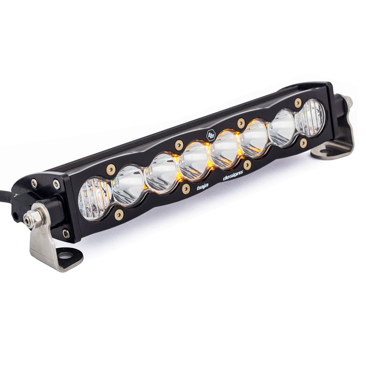 S8 Straight LED Light Bar (10 Inch, Driving/Combo, Clear) -1