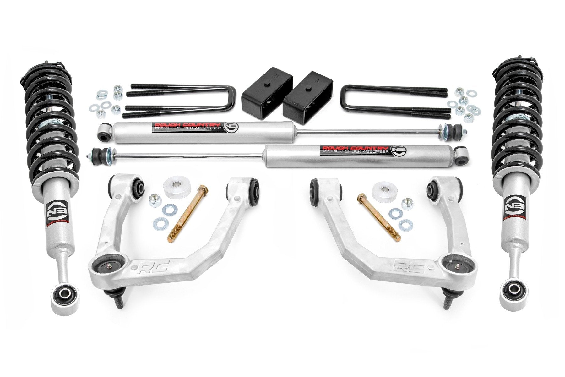 Rough Country 3.5" For Toyota Lift w/N3 Struts & N3 Shocks 05-23 Tacoma 74231