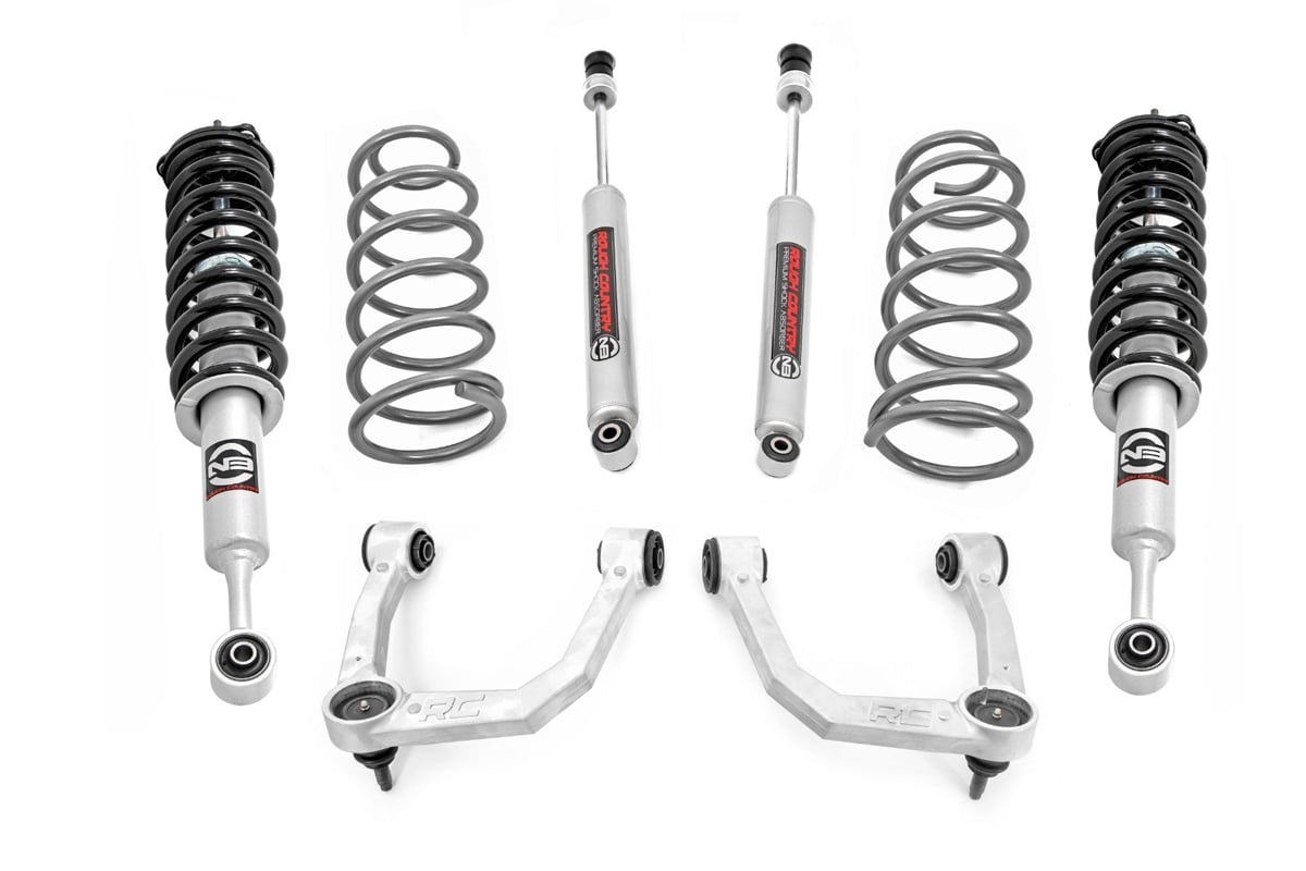 Rough Country 3" Lift w/ Control Arms Coil Struts For Toyota 4Runner 4wd 10-22 76632