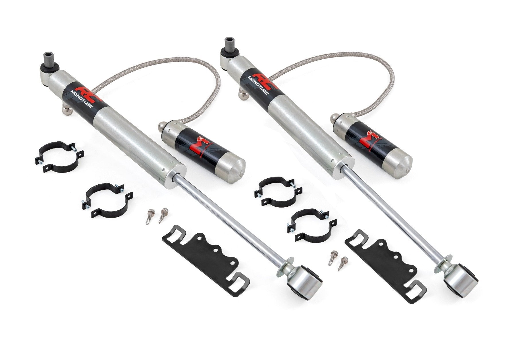 Rough Country M1R Monotube Front Shocks | 4-6" | for Jeep Wrangler JL (18-25)/Wrangler Unlimited (18-25) 770823RES_A