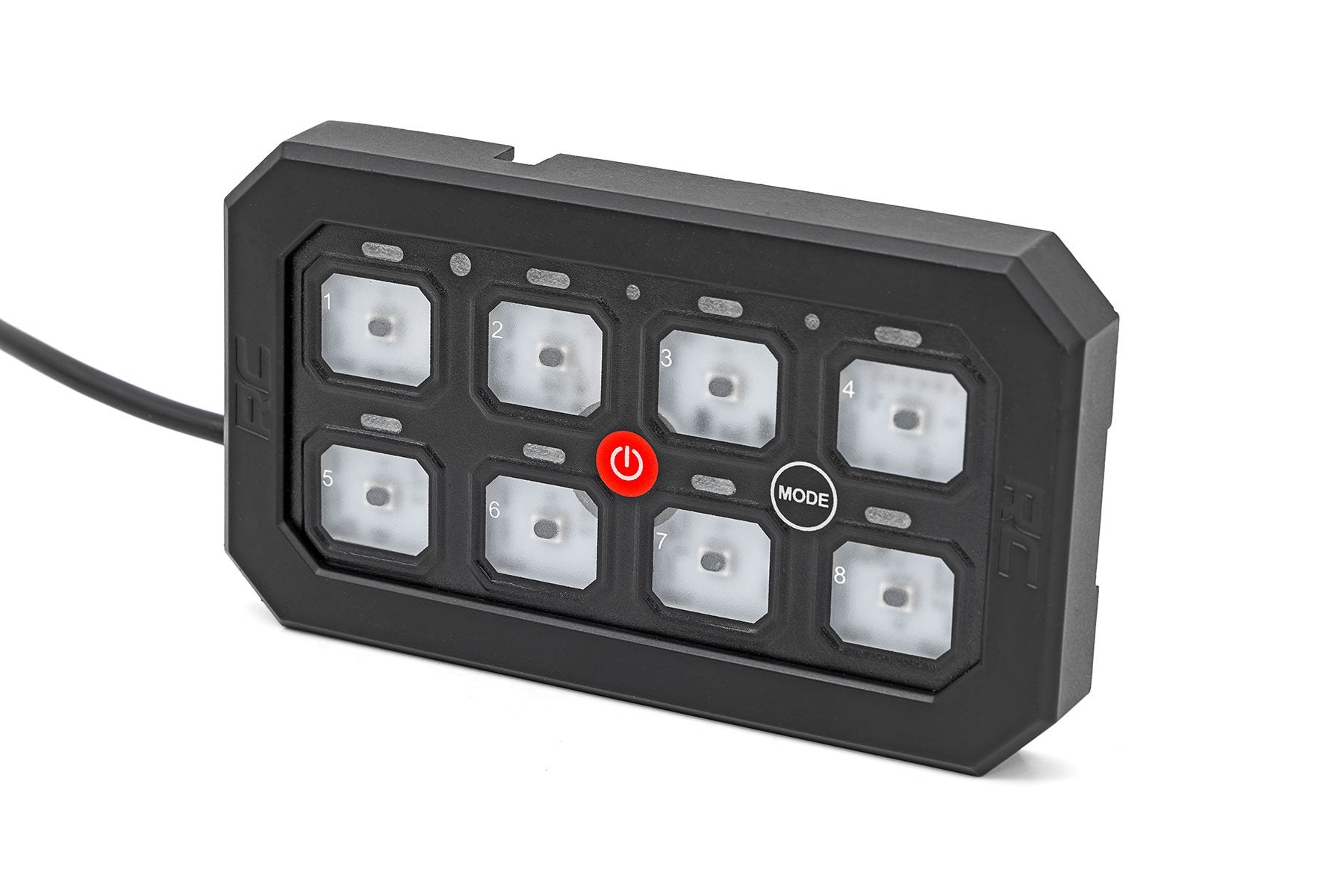 Rough Country 8 Gang Switch Panel | Bluetooth | RGB Backlit Buttons | Multifunction Modes 70975