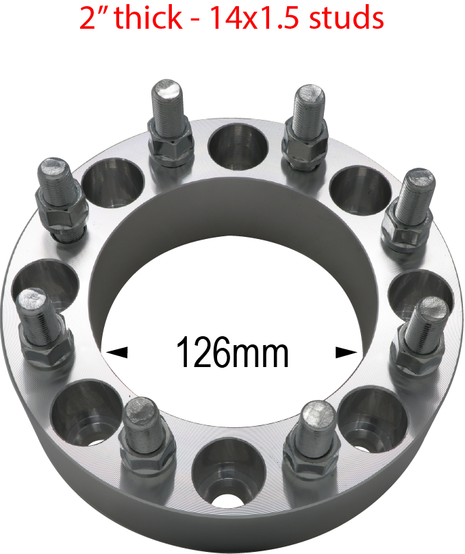 8 x 6.5" to 8 x 200mm - Billet Adapter