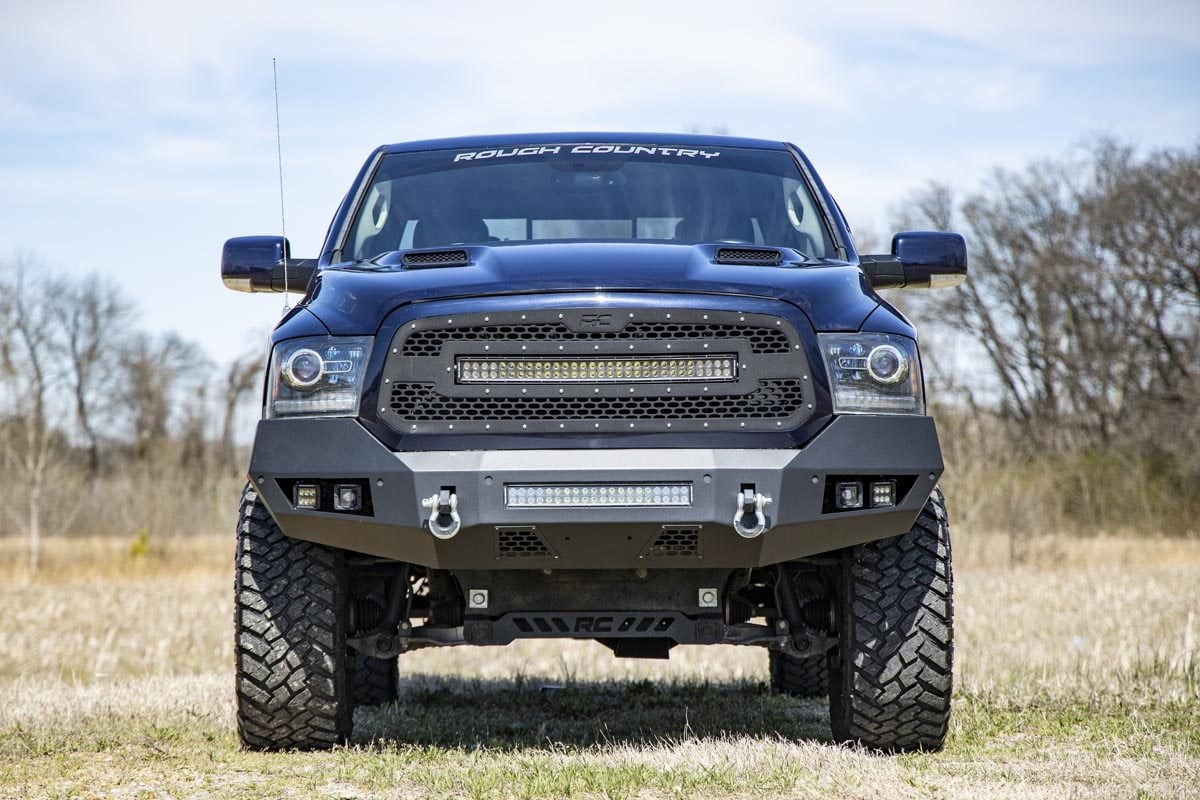 Rough Country Ram Heavy-Duty Front LED Bumper 13-18 1500 10774