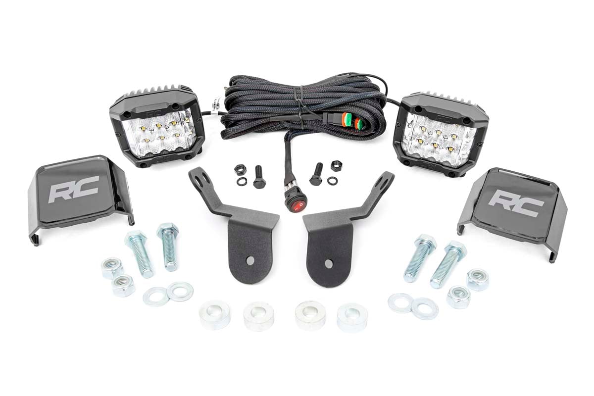 Rough Country fits Honda Dual LED Cube Kit Honda Pioneer 1000/1000-5 (16-24) 92012