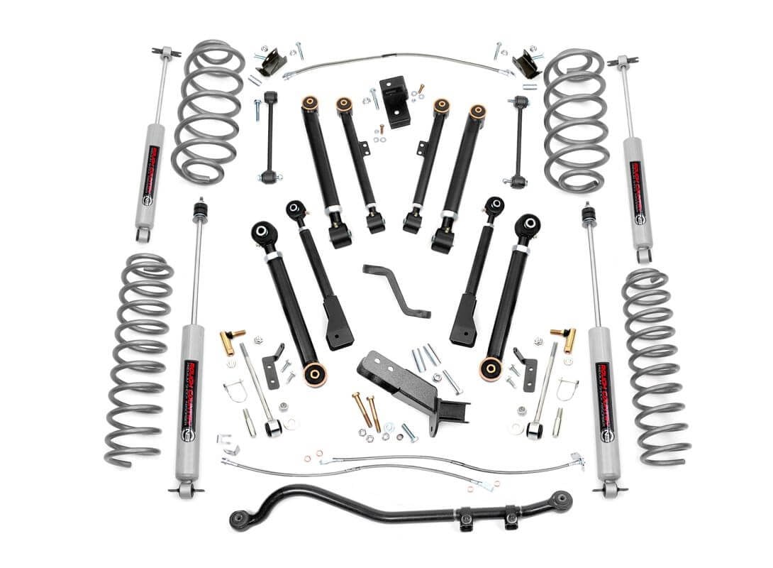 Rough Country 4" X-Series Suspension Lift Kit fits 97-06 Jeep Wrangler TJ 66130