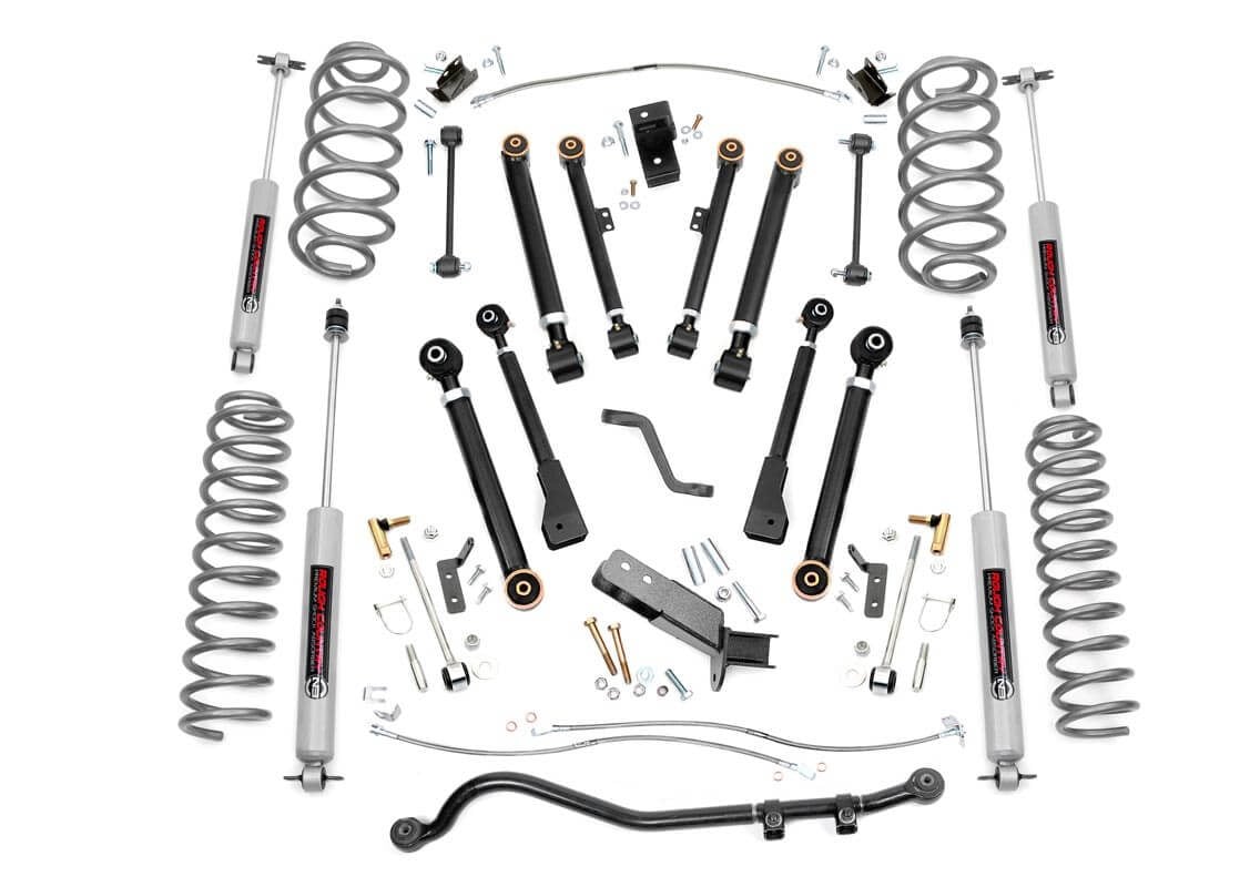 Rough Country 6" X-Series Suspension Lift Kit For 97-06 Jeep Wrangler TJ 66220