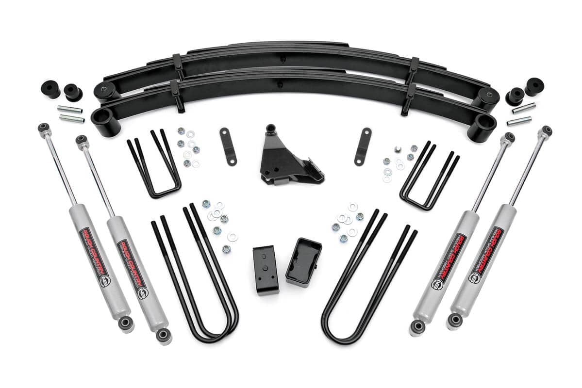 Rough Country Ford F250 F350 Super Duty 4" Suspension Lift Kit 1999-2004 4WD 49530