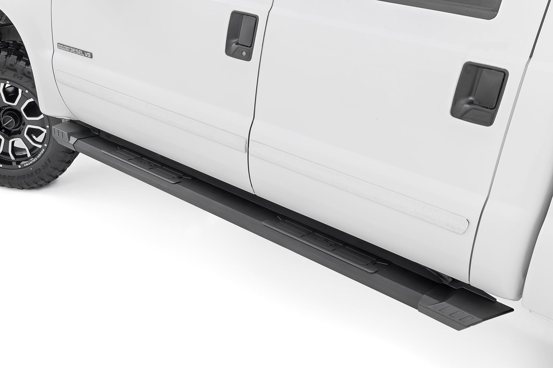 Rough Country HD2 Running Boards Super Crew Cab Ford F250/F350 99-16 SRB991691A