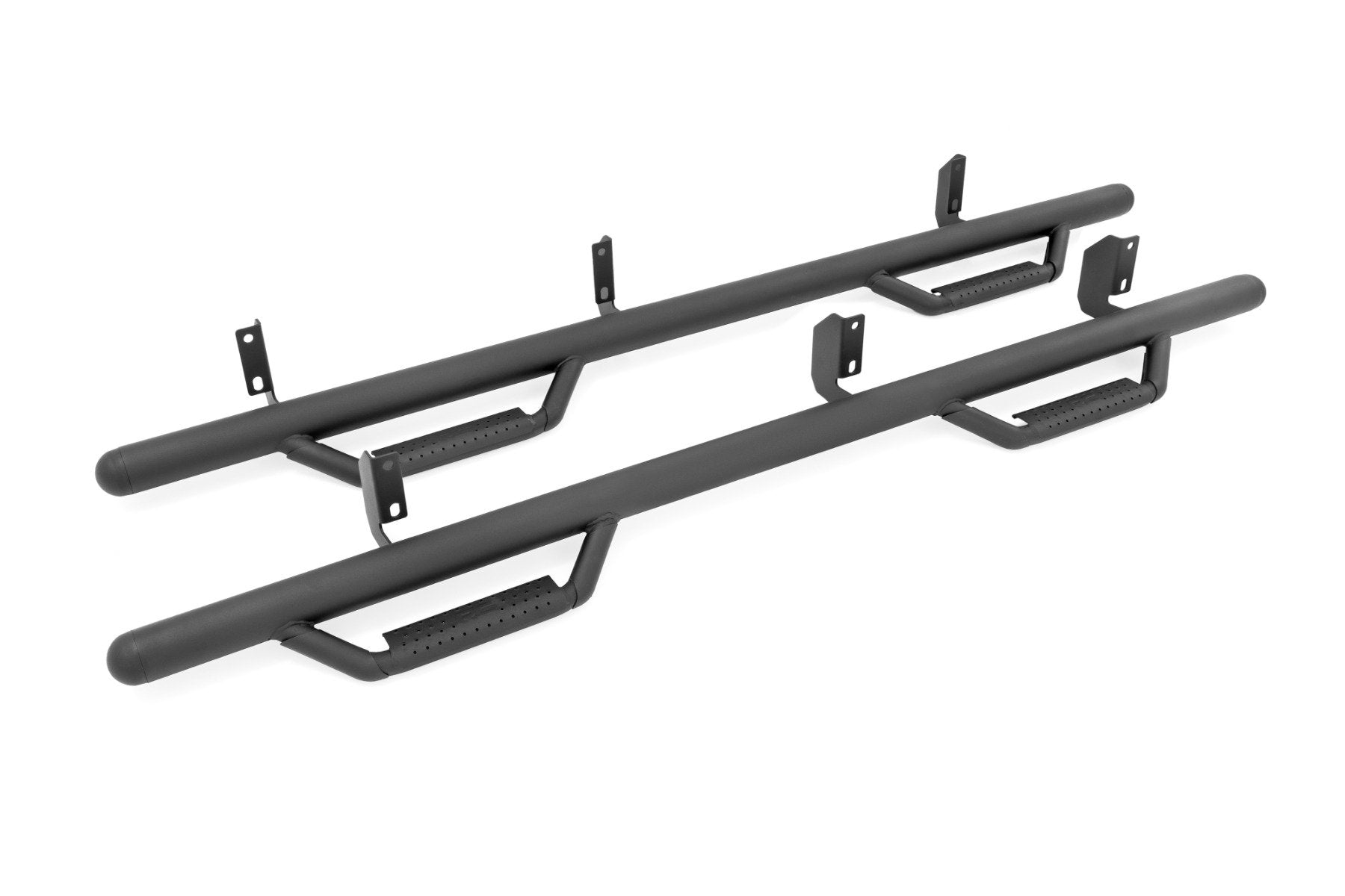 Rough Country Nerf Steps | Cab Length | Crew Cab | for Ford F-250/F-350 Super Duty (99-16) RCF9984CCB
