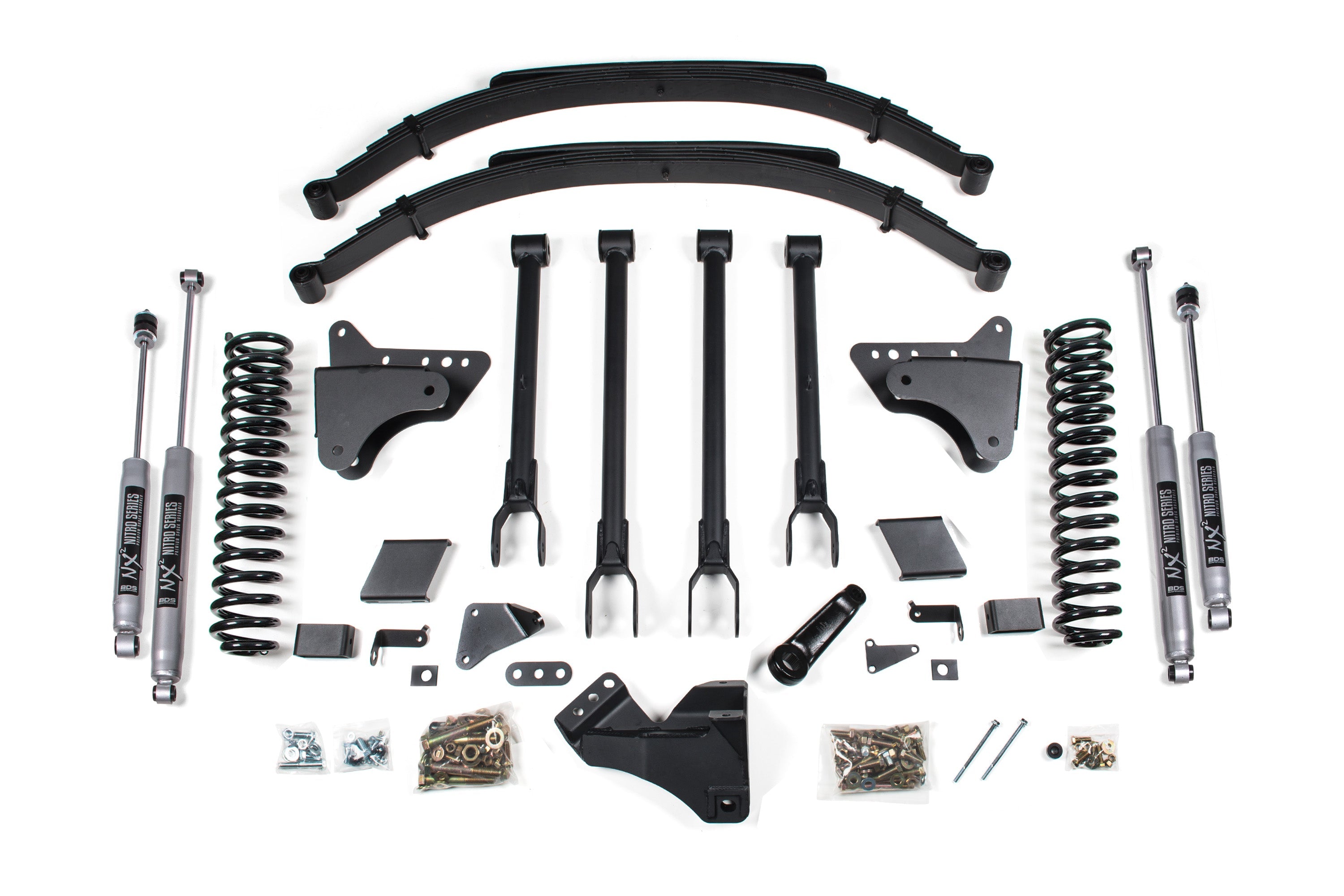 8 Inch Lift Kit | 4-Link Conversion | Ford F250/F350 Super Duty (11-16) 4WD | Gas -1