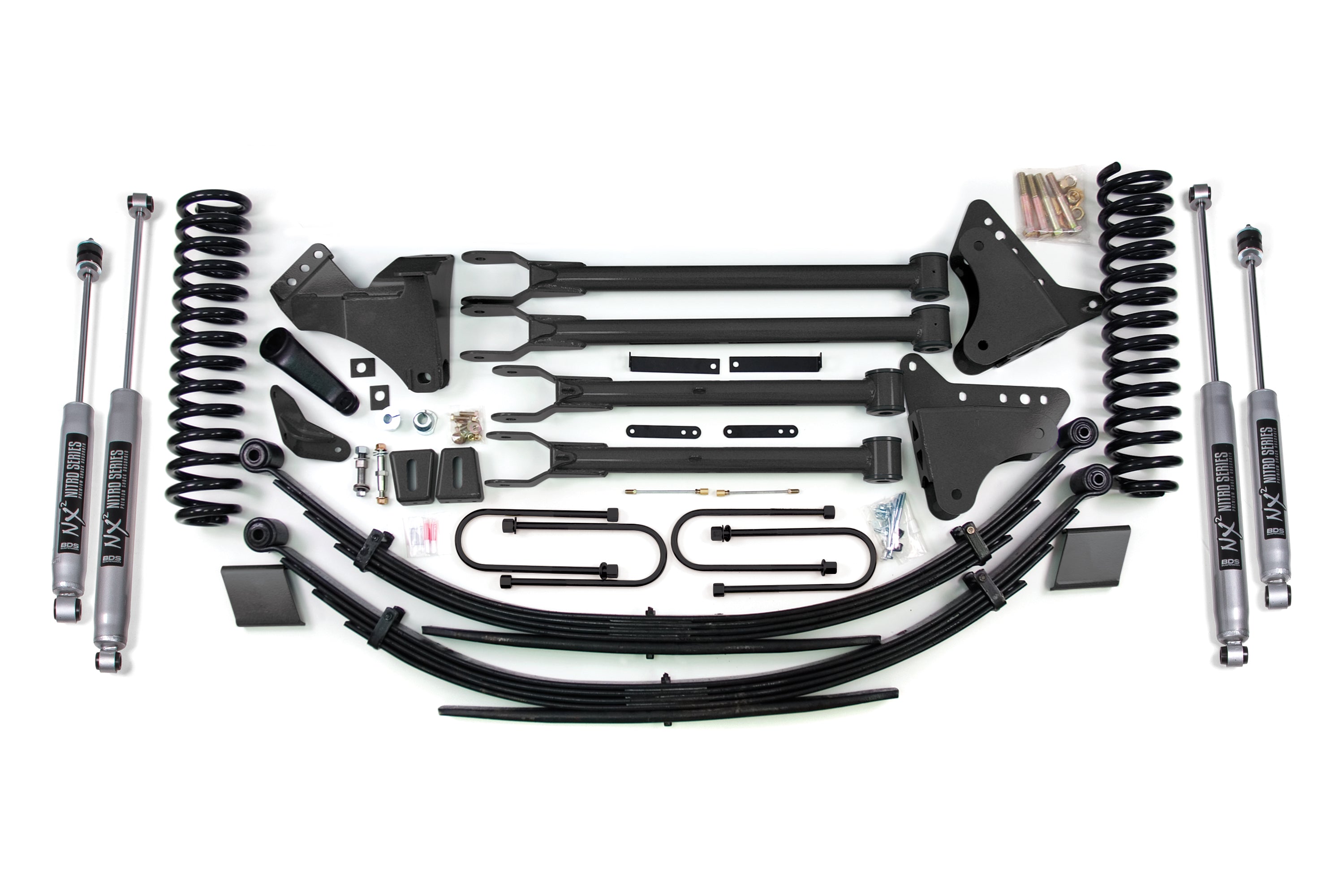 8 Inch Lift Kit w/ 4-Link | Ford F250/F350 Super Duty (08-10) 4WD | Gas -1